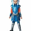 Rubie's Girls Ahsoka Deluxe Costume For Kids - Disney Star Wars 2 Rubie's Girls Ahsoka Deluxe Costume For Kids - Disney Star Wars