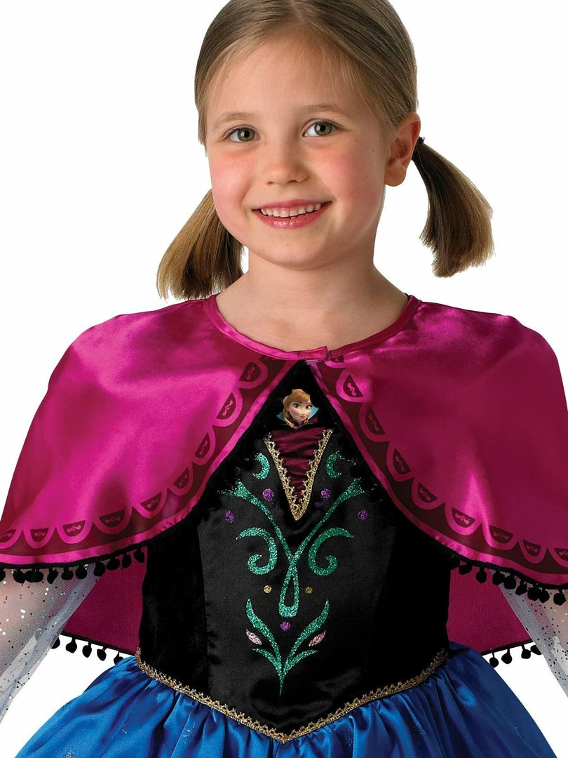 Rubie's Girls Anna Deluxe Costume For Kids - Disney Frozen 4 Rubie's Girls Anna Deluxe Costume For Kids - Disney Frozen