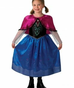 Rubie's Girls Anna Deluxe Costume For Kids - Disney Frozen