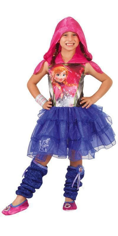 Rubie's Anna Hooded Tutu Costume For Kids - Disney Frozen Girls 3 Rubie's Anna Hooded Tutu Costume For Kids - Disney Frozen Girls
