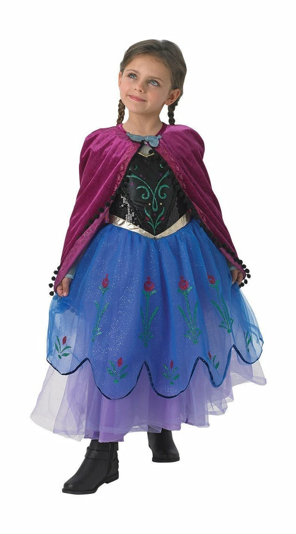 Rubie's Anna Premium Costume For Kids - Disney Frozen 3 Rubie's Anna Premium Costume For Kids - Disney Frozen