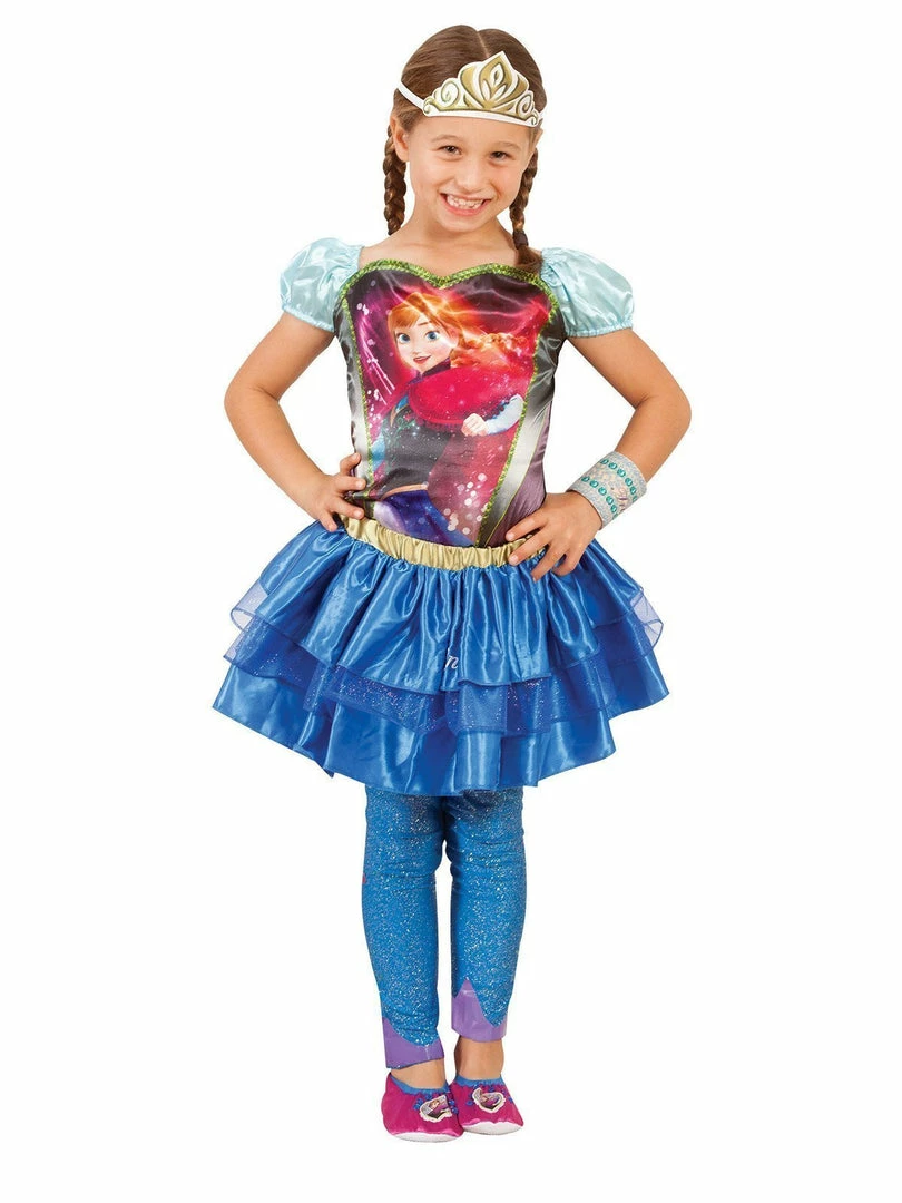 Rubie's Girls Anna Tutu Skirt For Kids - Disney Frozen 4 Rubie's Girls Anna Tutu Skirt For Kids - Disney Frozen