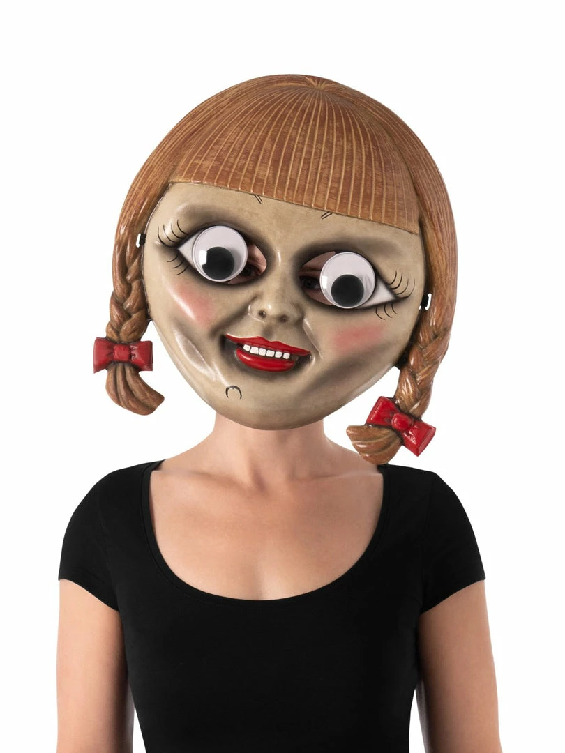 Rubie's Annabelle Googly Eyes Mask For Adults - Warner Bros Annabelle 3 Rubie's Annabelle Googly Eyes Mask For Adults - Warner Bros Annabelle