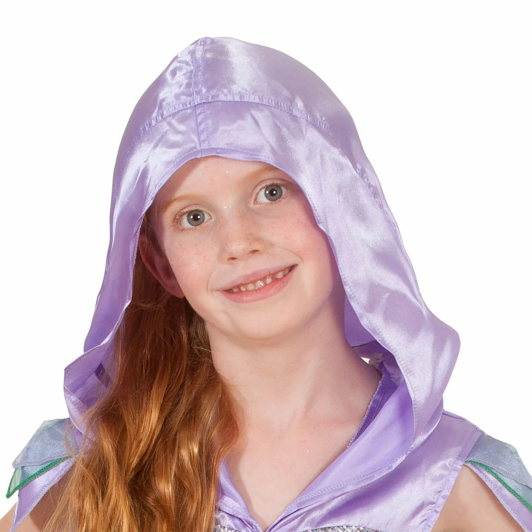 Rubie's Girls Ariel Hooded Dress For Kids - Disney The Little Mermaid 4 Rubie's Girls Ariel Hooded Dress For Kids - Disney The Little Mermaid