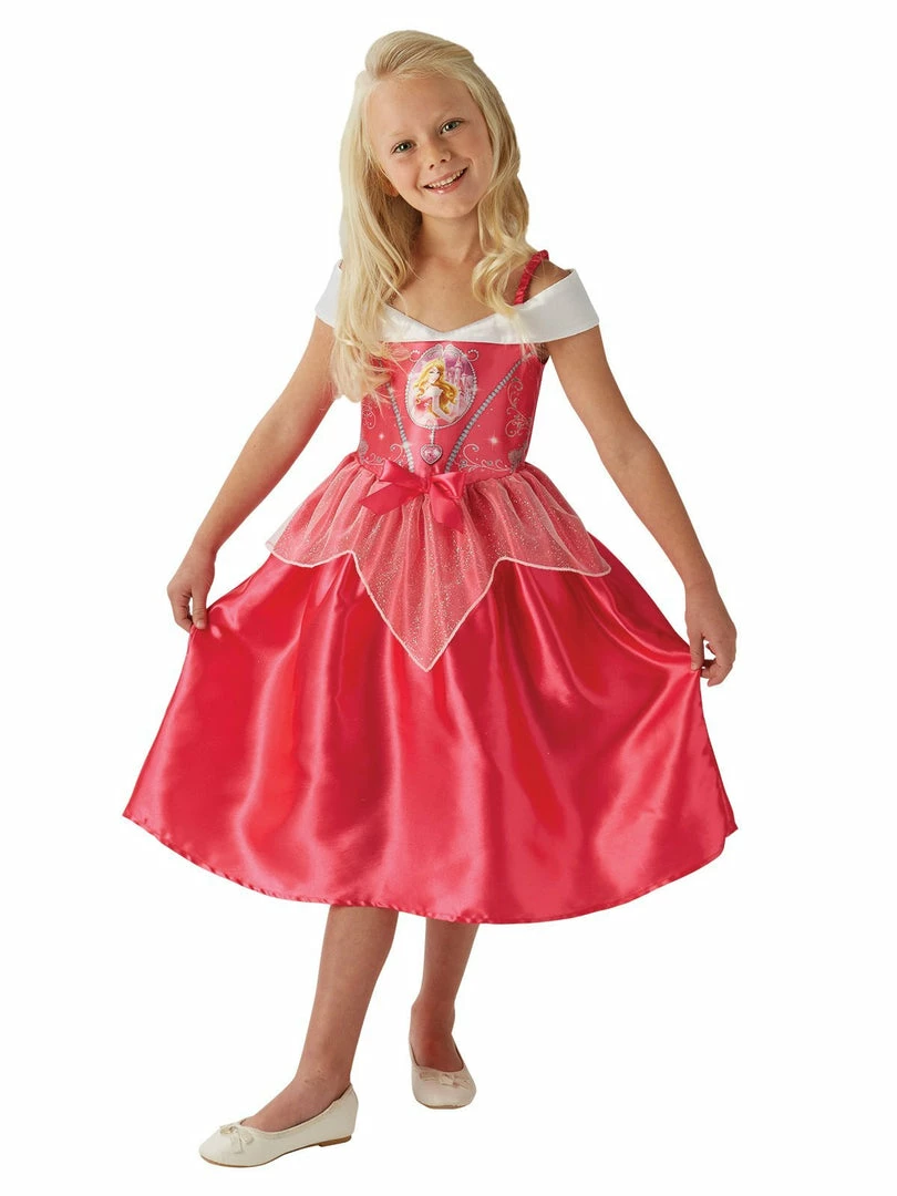 Rubie's Aurora Fairytales Costume For Kids - Disney Sleeping Beauty 3 Rubie's Aurora Fairytales Costume For Kids - Disney Sleeping Beauty
