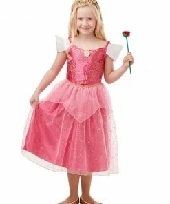 Rubie's Girls Aurora Glitter & Sparkle Costume For Kids - Disney Sleeping Beauty