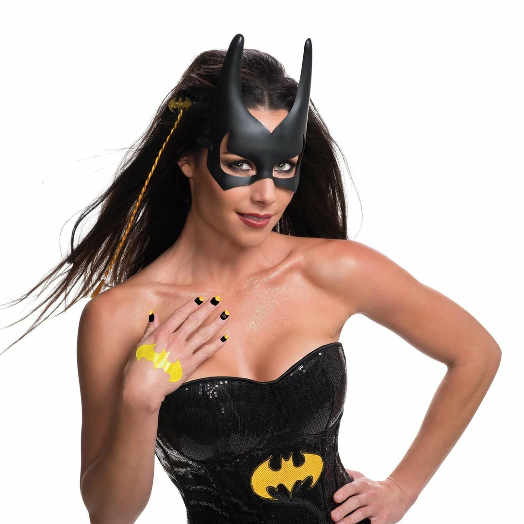 Rubie's Batgirl Accessory Kit For Adults - Warner Bros DC Comics Womens 3 Rubie's Batgirl Accessory Kit For Adults - Warner Bros DC Comics Womens