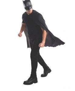 Rubie's Batman Cape & Mask Set For Adults - Warner Bros DC Comics Mens