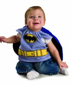 Rubie's Babies & Toddlers Batman Deluxe Costume Bib For Babies - Warner Bros Batman: Brave And Bold