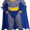 Rubie's Batman Deluxe Muscle Chest Costume For Toddlers And Kids - Warner Bros Batman: Brave And Bold