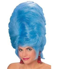 Rubie's Womens Beehive Blue Wig For Adults