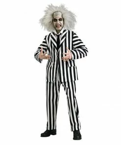 Rubie's Mens Beetlejuice Collector's Edition Costume For Adults - Warner Bros Beetlejuice