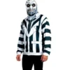 Rubie's Beetlejuice Hoodie With Mask For Adults - Warner Bros Beetlejuice