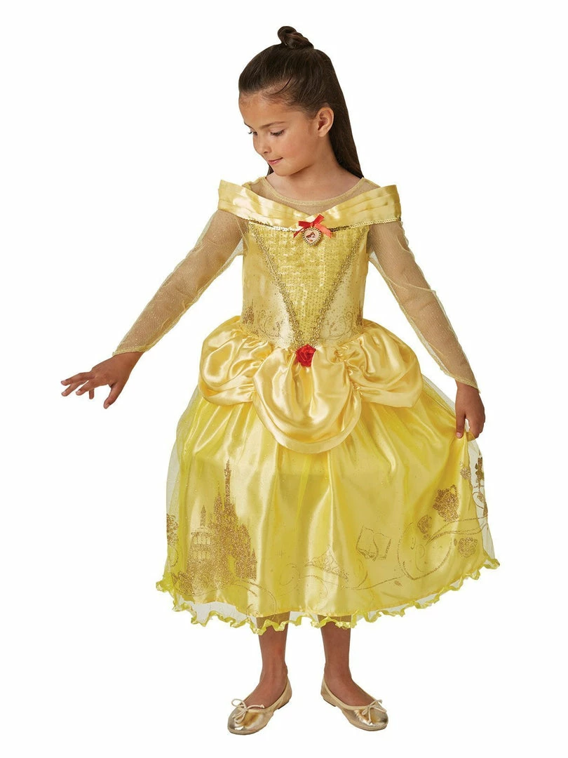 Rubie's Belle Ballgown Deluxe Costume For Kids - Disney Beauty And The Beast Girls 5 Rubie's Belle Ballgown Deluxe Costume For Kids - Disney Beauty And The Beast Girls