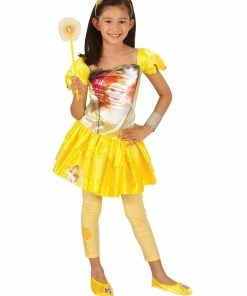 Rubie's Girls Belle Footless Tights For Kids - Disney Beauty And The Beast 7 Rubie's Girls Belle Footless Tights For Kids - Disney Beauty And The Beast