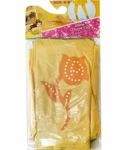 Rubie's Girls Belle Footless Tights For Kids - Disney Beauty And The Beast 8 Rubie's Girls Belle Footless Tights For Kids - Disney Beauty And The Beast
