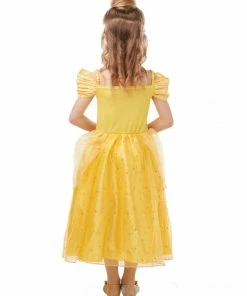Rubie's Belle Glitter & Sparkle Deluxe Costume For Kids - Disney Beauty & The Beast