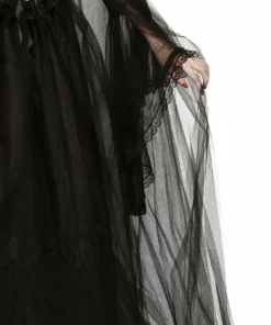 Rubie's Black Full Length Hooded Cape For Adults