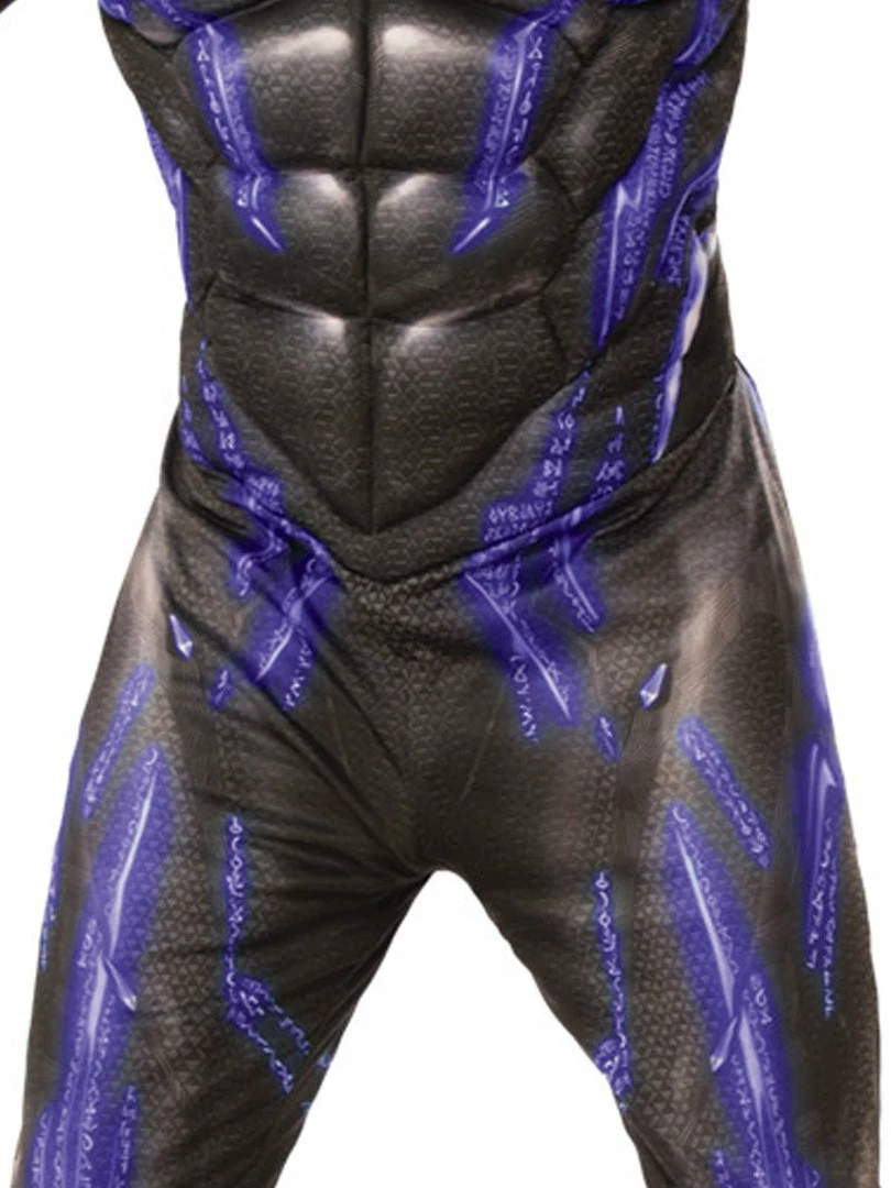 Rubie's Black Panther Deluxe Battle Costume For Adults - Marvel Black Panther Mens 6 Rubie's Black Panther Deluxe Battle Costume For Adults - Marvel Black Panther Mens