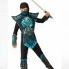 Rubie's Blue Dragon Ninja Costume For Kids Boys 2 Rubie's Blue Dragon Ninja Costume For Kids Boys