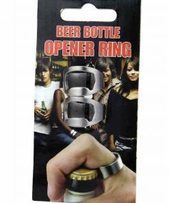 Forum Novelties Bottle Opener Ring 2 Pc Pack Mens