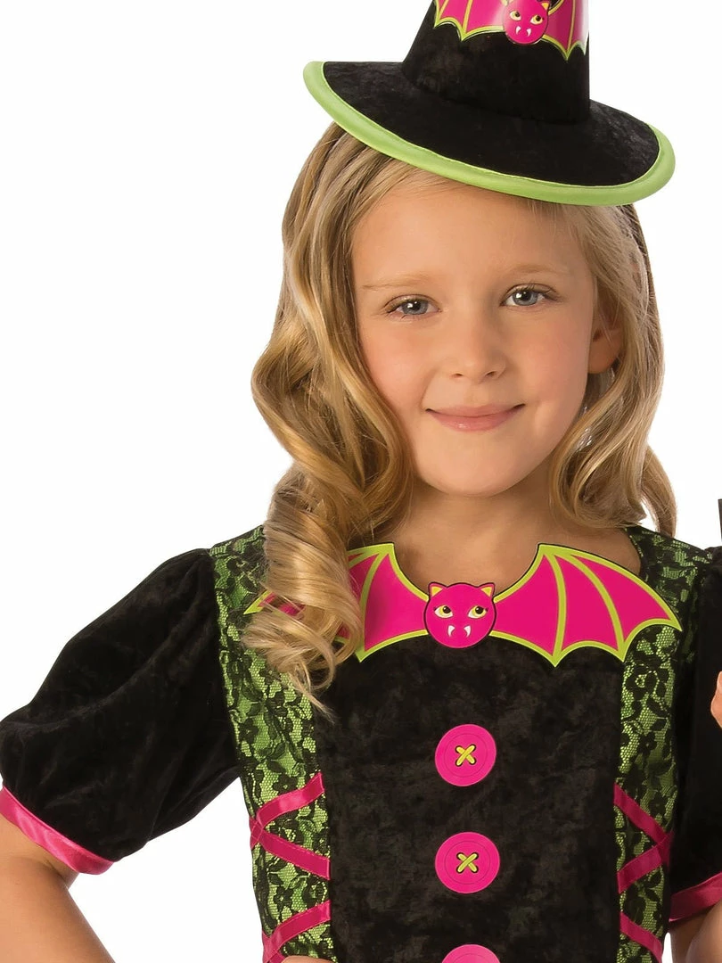 Rubie's Girls Bright Witch Costume For Kids 4 Rubie's Girls Bright Witch Costume For Kids