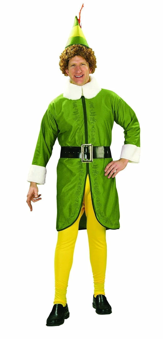 Rubie's Buddy The Elf Costume For Adults - Elf Movie Mens 3 Rubie's Buddy The Elf Costume For Adults - Elf Movie Mens