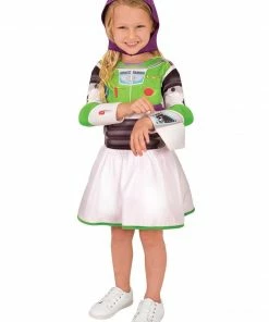 Rubie's Girls Buzz Lightyear Dress Costume For Kids - Disney Pixar Toy Story 4