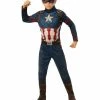 Rubie's Captain America Costume For Kids - Marvel Avengers: Endgame Boys 1 Rubie's Captain America Costume For Kids - Marvel Avengers: Endgame Boys