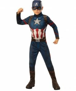 Rubie's Captain America Costume For Kids - Marvel Avengers: Endgame Boys