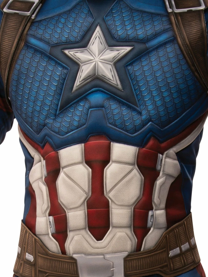 Rubie's Captain America Deluxe Costume For Kids - Marvel Avengers: Endgame 5 Rubie's Captain America Deluxe Costume For Kids - Marvel Avengers: Endgame