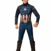 Rubie's Captain America Deluxe Costume For Kids - Marvel Avengers: Endgame 2 Rubie's Captain America Deluxe Costume For Kids - Marvel Avengers: Endgame