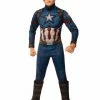 Rubie's Captain America Deluxe Costume For Kids - Marvel Avengers: Endgame Boys