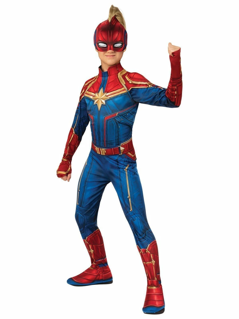 Rubie's Captain Marvel Hero Costume For Kids - Marvel Captain Marvel Girls 5 Rubie's Captain Marvel Hero Costume For Kids - Marvel Captain Marvel Girls