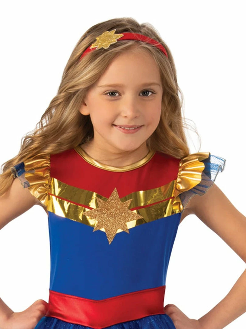 Rubie's Captain Marvel Tutu Costume For Kids - Marvel Captain Marvel 4 Rubie's Captain Marvel Tutu Costume For Kids - Marvel Captain Marvel