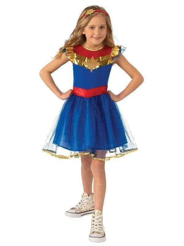 Rubie's Captain Marvel Tutu Costume For Kids - Marvel Captain Marvel 3 Rubie's Captain Marvel Tutu Costume For Kids - Marvel Captain Marvel
