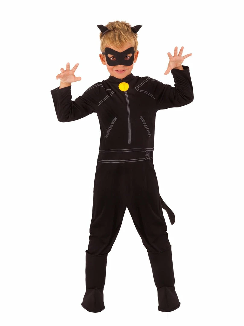 Rubie's Cat Noir Miraculous Ladybug Costume For Kids - MLB 3 Rubie's Cat Noir Miraculous Ladybug Costume For Kids - MLB