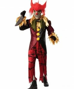 Rubie's Crazy Clown Costume For Adults Mens