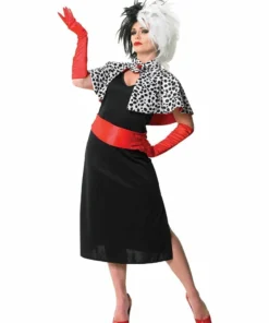 Rubie's Womens Cruella De Vil Costume For Adults - Disney 101 Dalmatians