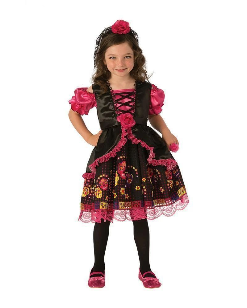 Rubie's Day Of The Dead Costume For Kids 3 Rubie's Day Of The Dead Costume For Kids