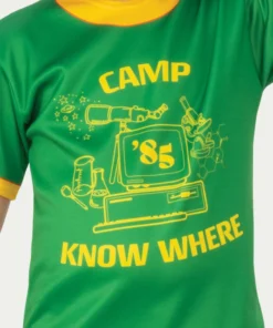 Rubie's Dustin 'Camp Know Where' T-Shirt For Kids - Netflix Stranger Things