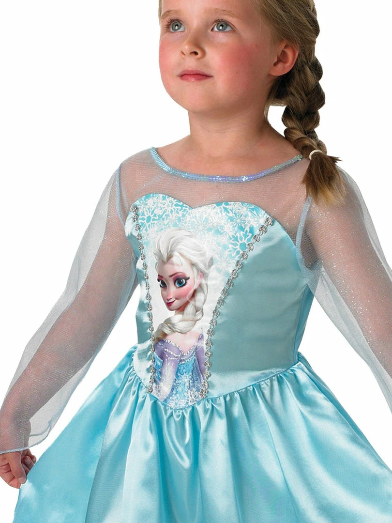 Rubie's Girls Elsa Costume For Kids - Disney Frozen 4 Rubie's Girls Elsa Costume For Kids - Disney Frozen