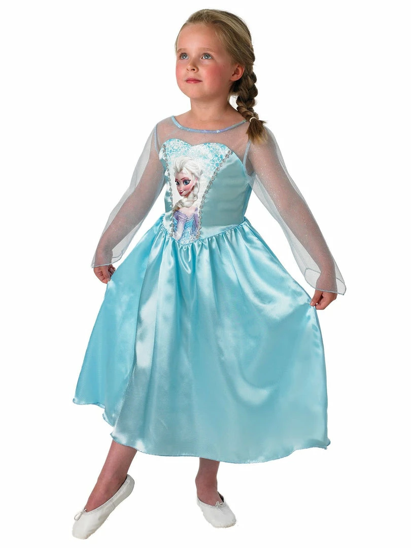 Rubie's Girls Elsa Costume For Kids - Disney Frozen 3 Rubie's Girls Elsa Costume For Kids - Disney Frozen