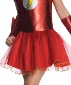 Rubie's Girls Flash Tutu Costume For Kids - Warner Bros DC Comics