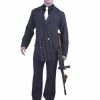 Charades Costumes Gangster Double Breasted Suit Costume For Adults