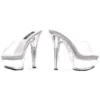 Ellie Shoes Inc Womens Glass Slipper Platform Stiletto Shoe US Size For Adults