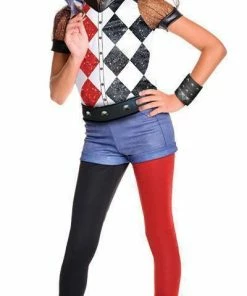Rubie's Harley Quinn Deluxe Costume For Kids - Warner Bros DC Super Hero Girls