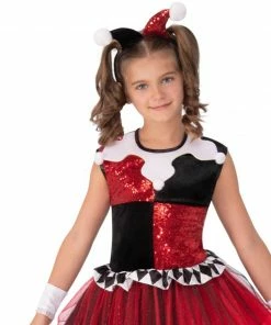 Rubie's Girls Harley Quinn Deluxe Tutu Costume For Kids - Warner Bros DC Comics