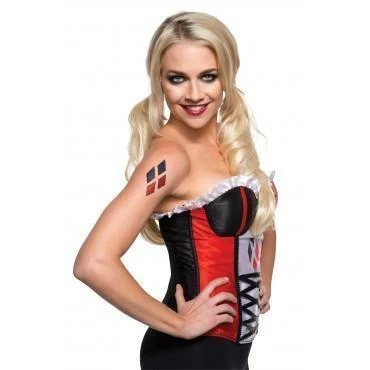 Rubie's Harley Quinn Glitter Tattoo - Warner Bros DC Comics 3 Rubie's Harley Quinn Glitter Tattoo - Warner Bros DC Comics