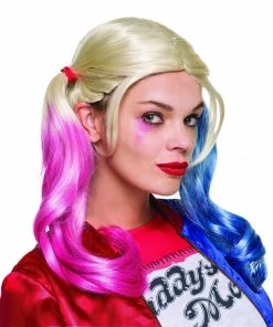 Rubie's Womens Harley Quinn Wig For Adults - Warner Bros Suicide Squad